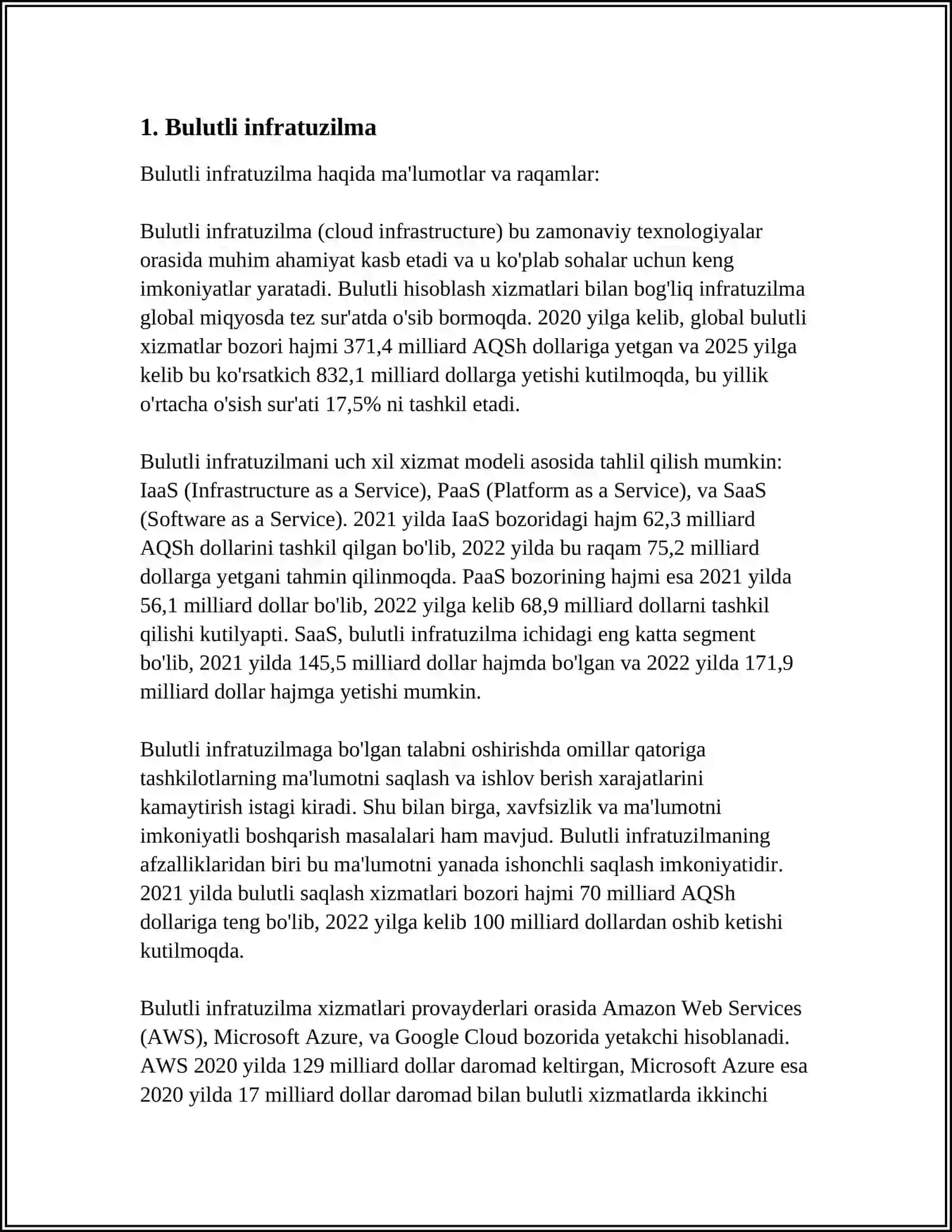 BULUTLI TEXNALOGIYALAR 3
