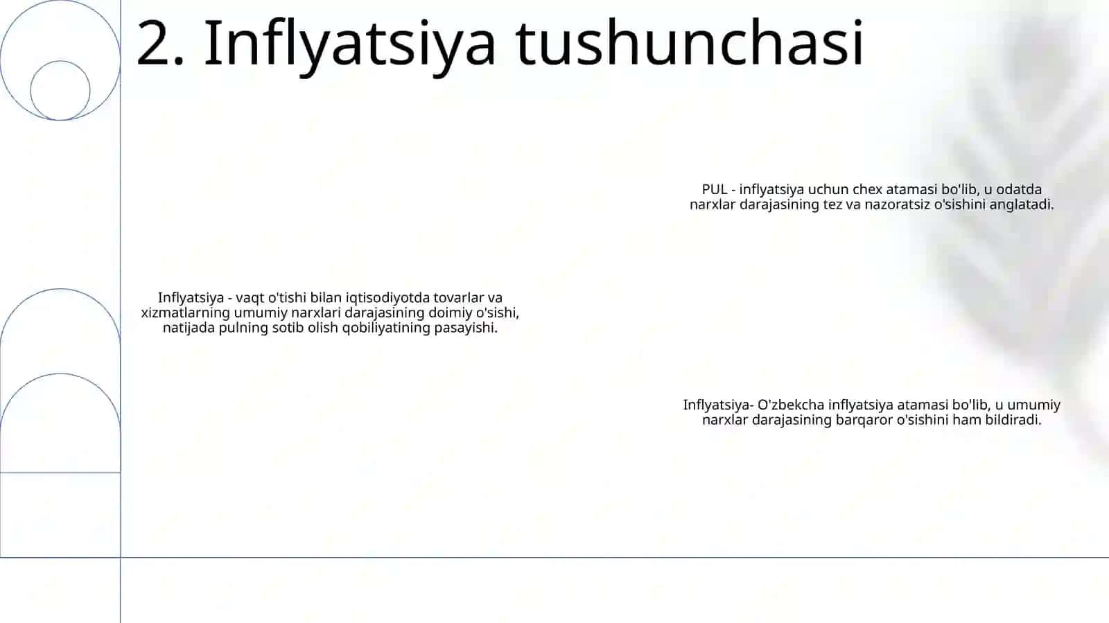 Pul, Inflyatsiya 3