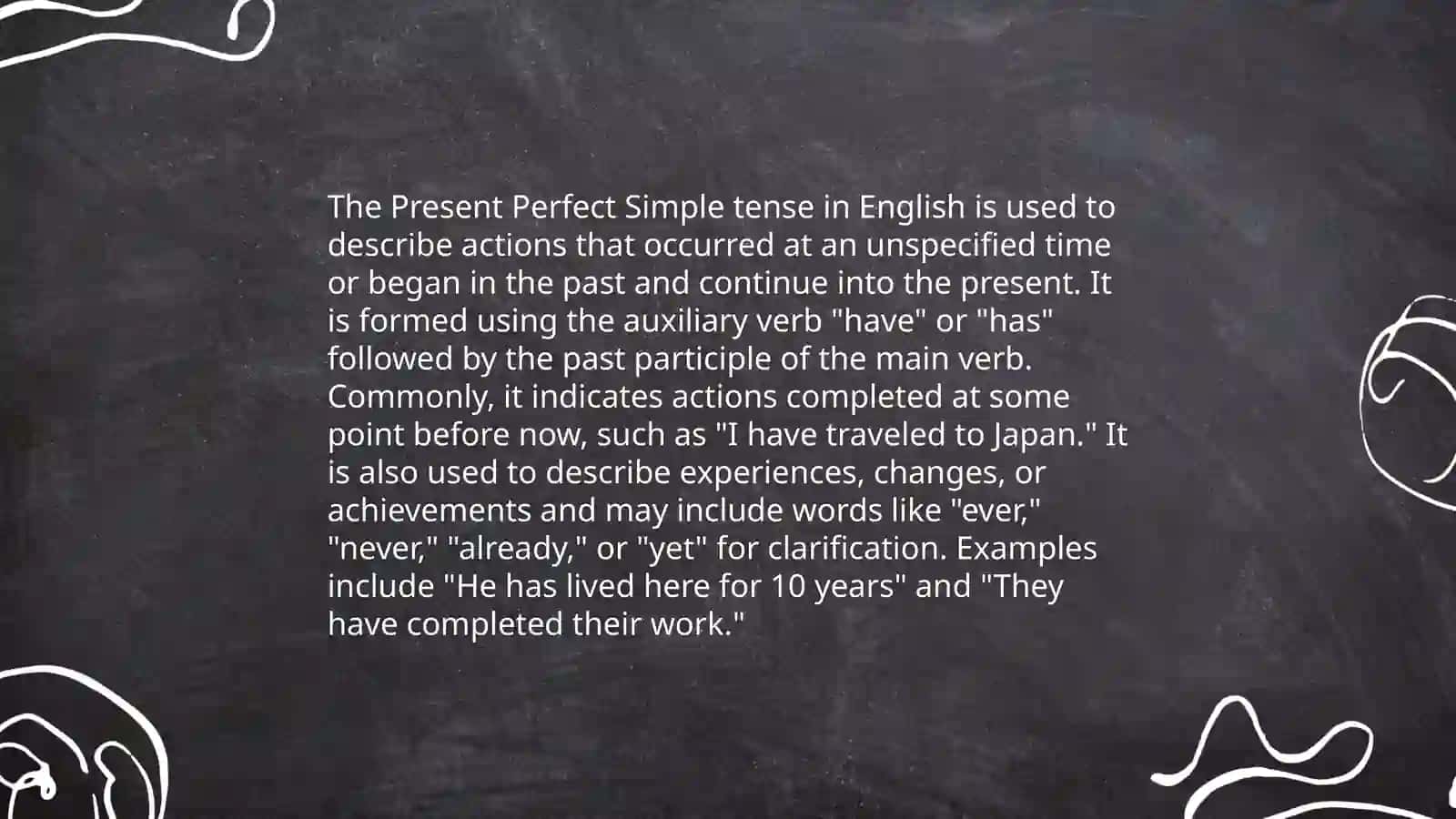 Present perfect simple 3