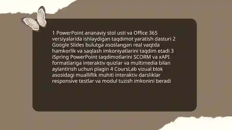 Taqdimot dasturlari 3