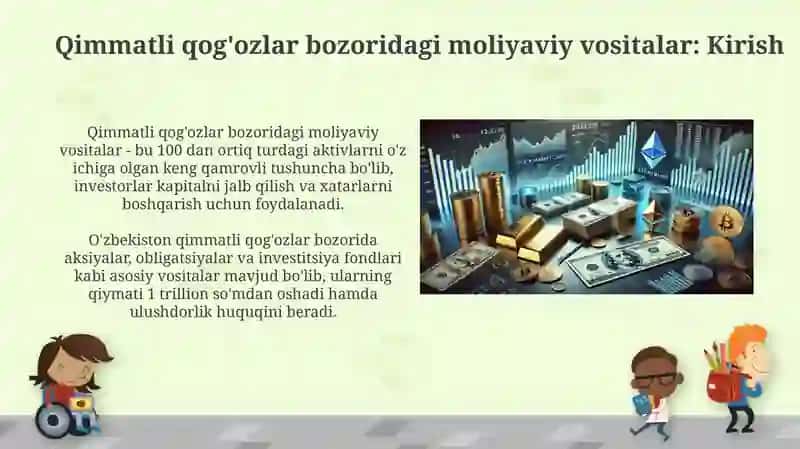Qimmatli qog'ozlar bozorida moliyaviy vositalar 3