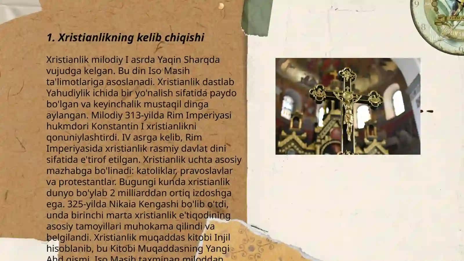 Xristianlik Dinshunoslik fanidan 3