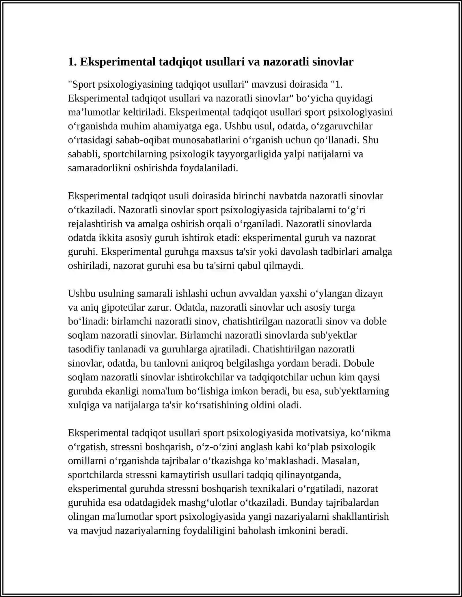 SPORT PSIXOLOGIYASINING TADQIQOT USULLARI 3