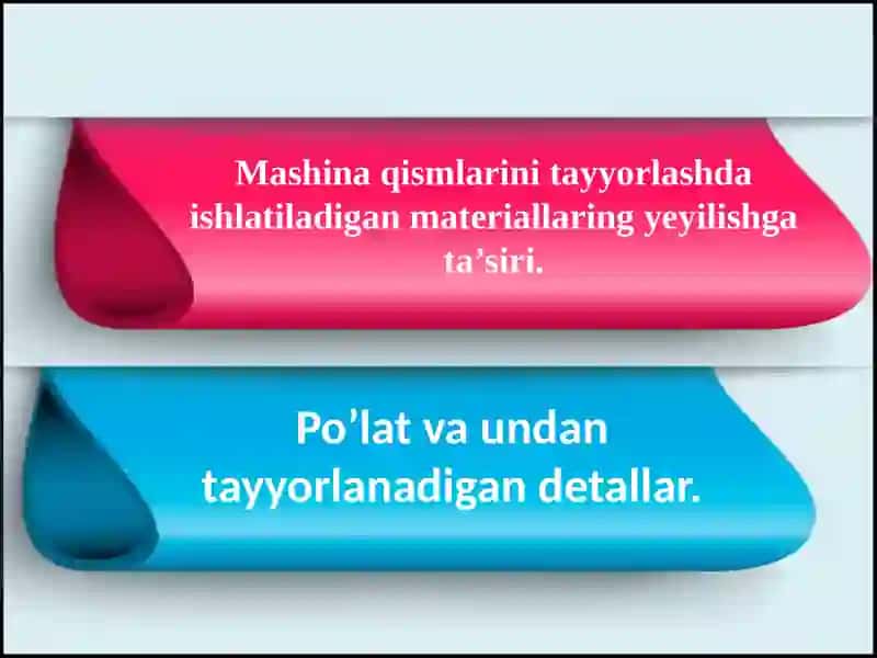 Mashinadetallariyeyilishiningsabablari 3