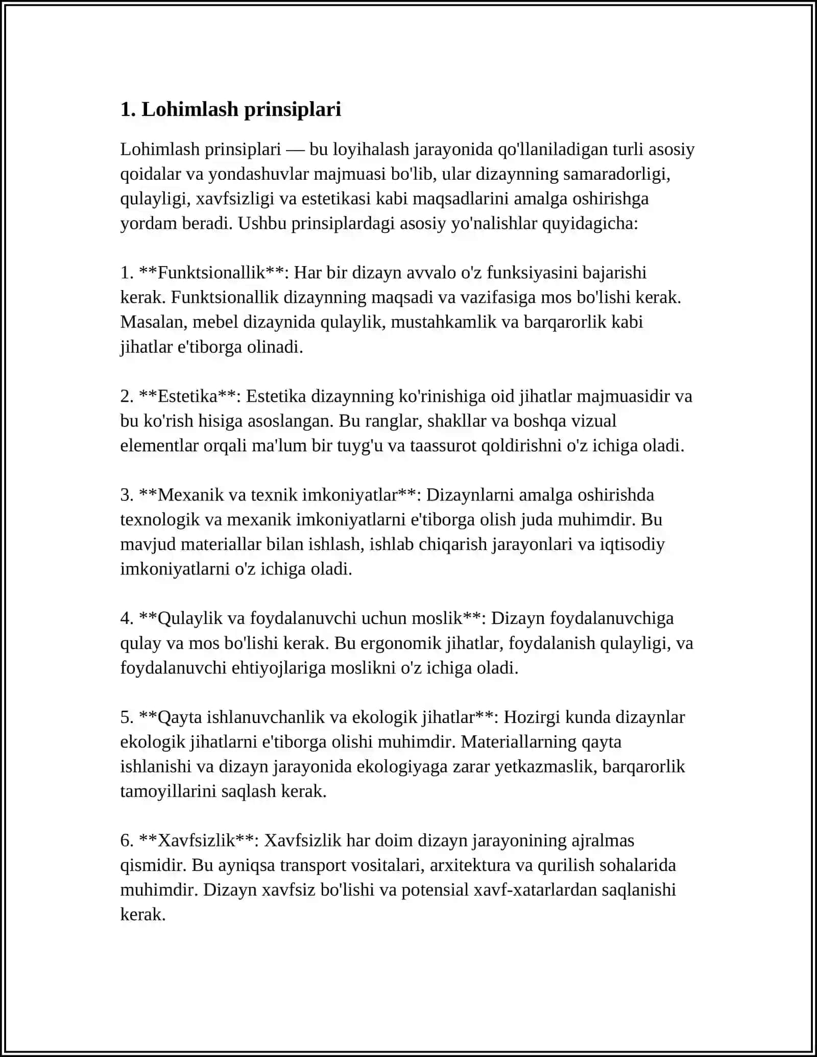 KON LAHIMLARINING EGRI QISMLARIGA YO`NALISH BERISH 3
