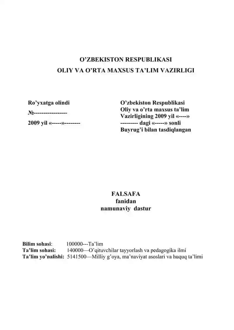 FALSAFA TARIXI VA NAZARIYASI 3