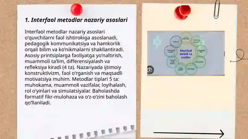 Interfaol metodlar va ularni qoʻllash metodlari 3