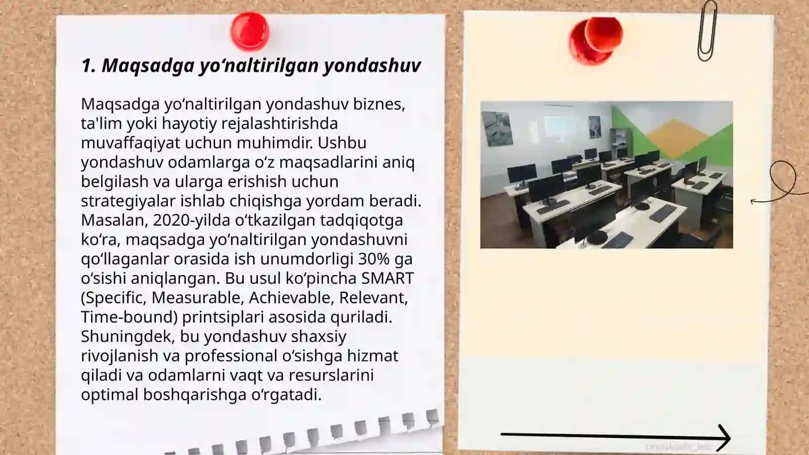 Maqsadga yo‘naltirilgan yondashuv 3