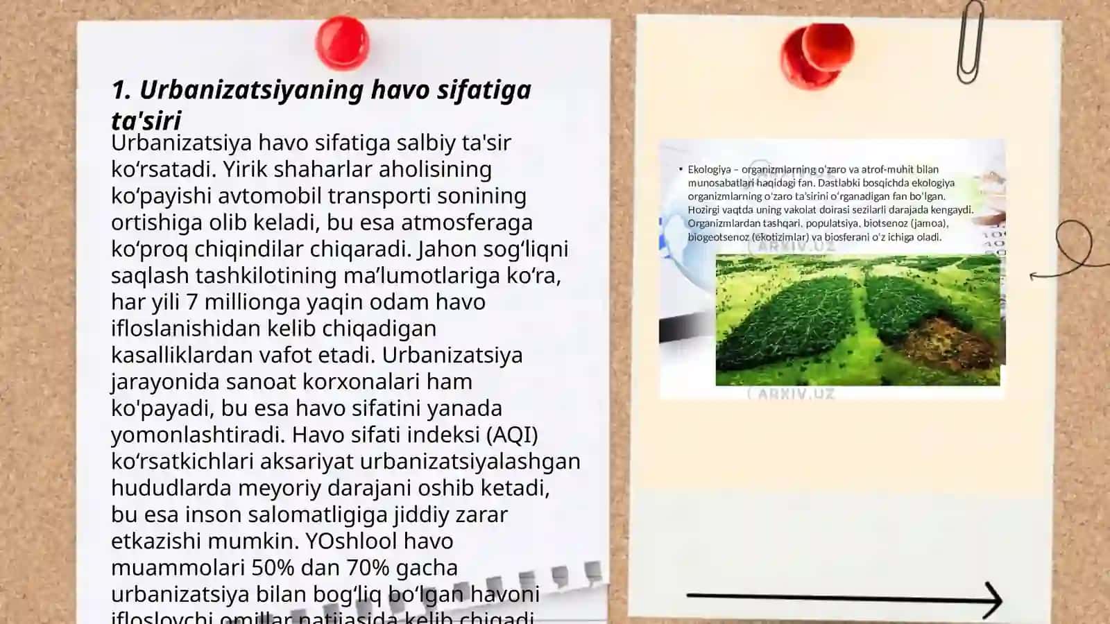 Urbanizatsiya va atrof-muhit 3