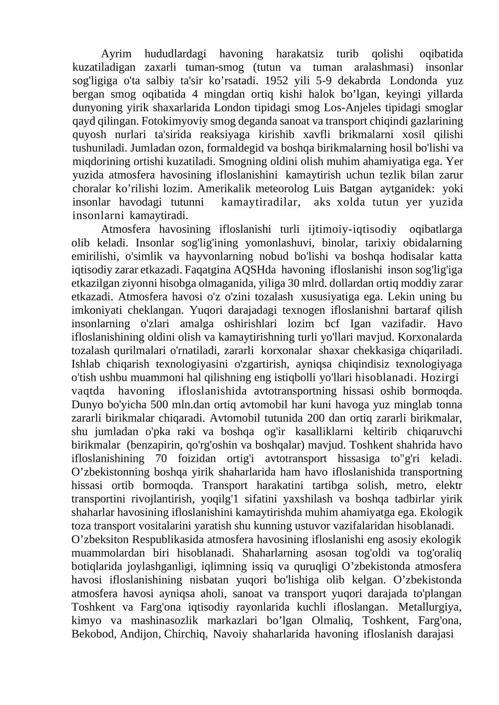 ATMOSFERA HAVOSINI MUHOFAZA QILISH 3