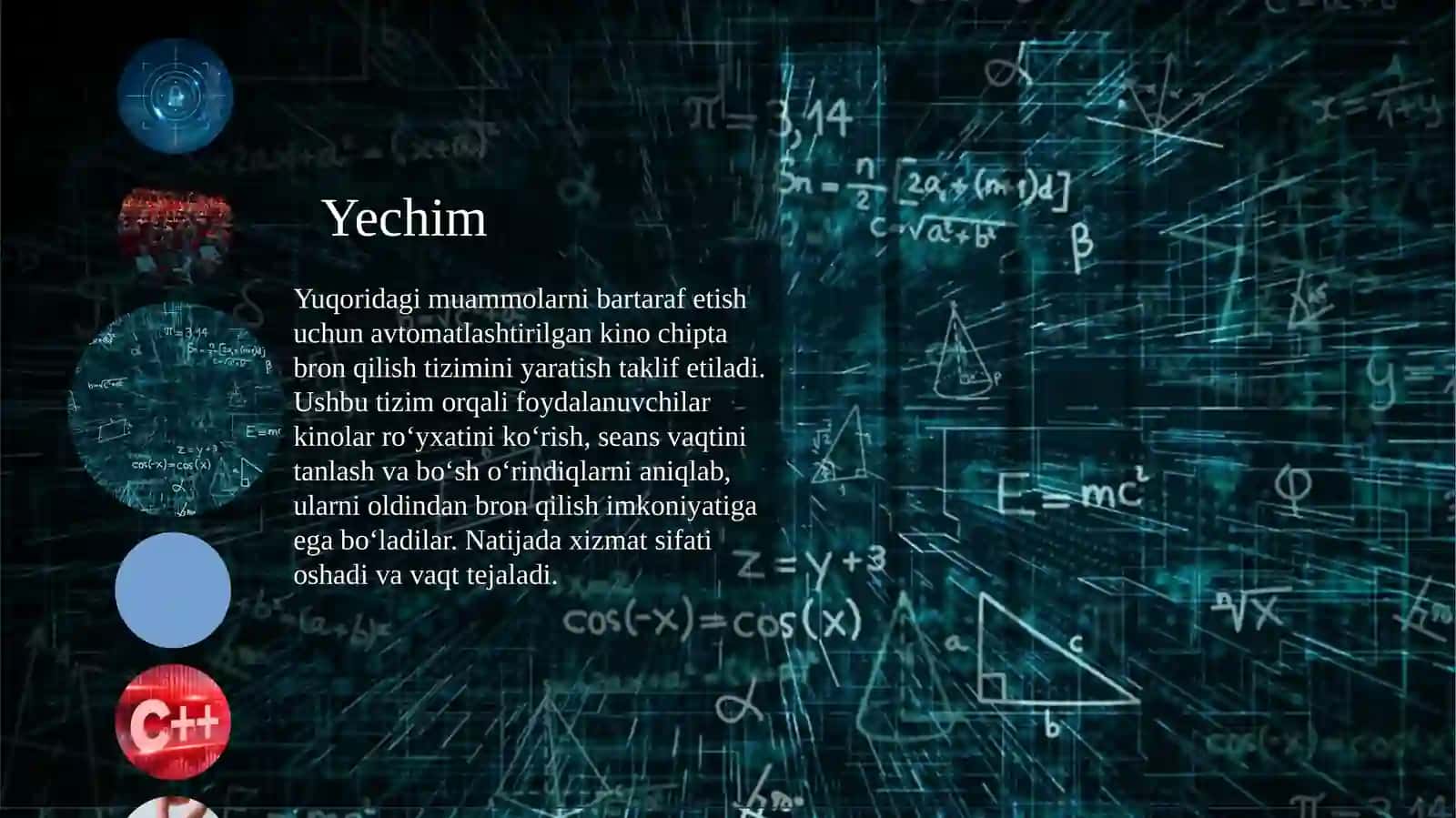 Kurs ishi uchun slayd shablon 3