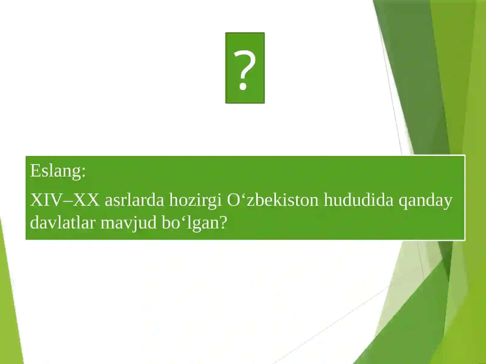 O‘ZBEK MUMTOZ ADABIYOTI:XIV ASRDAN XIX ASRNING BIRINCHI YARMIGACHA 3