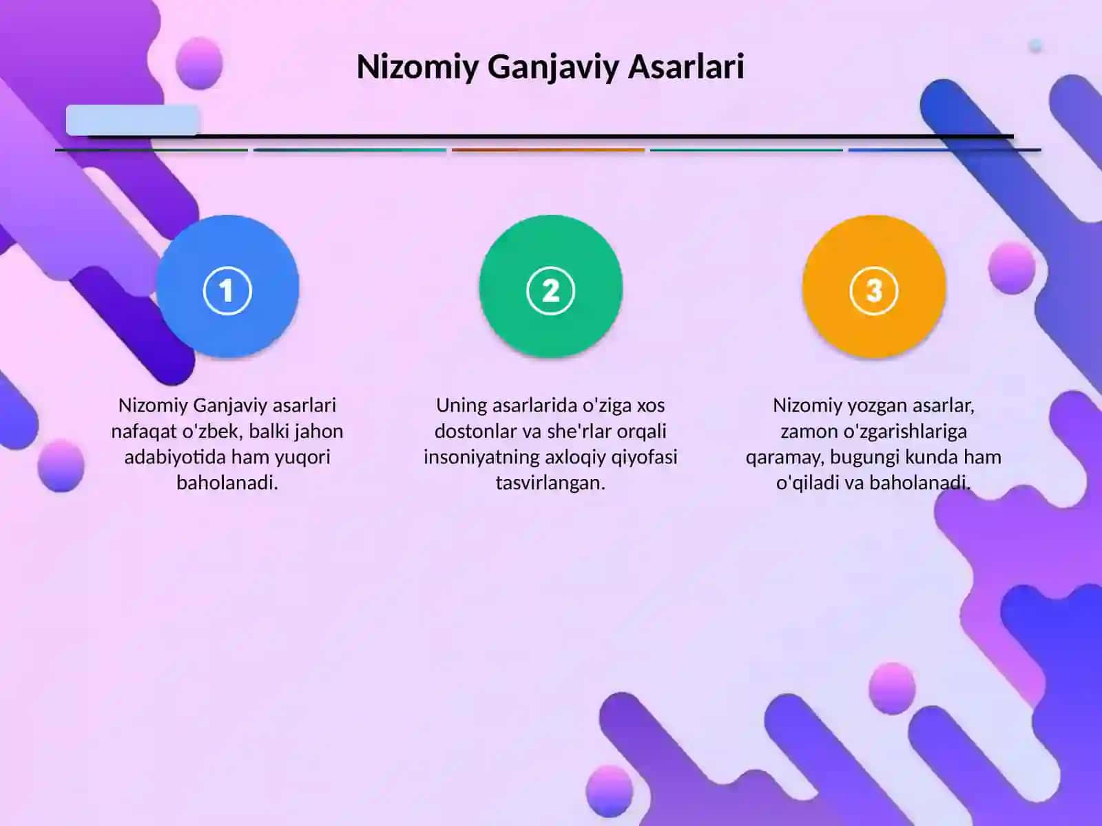Nizomiy Ganjaviy Hayoti 3