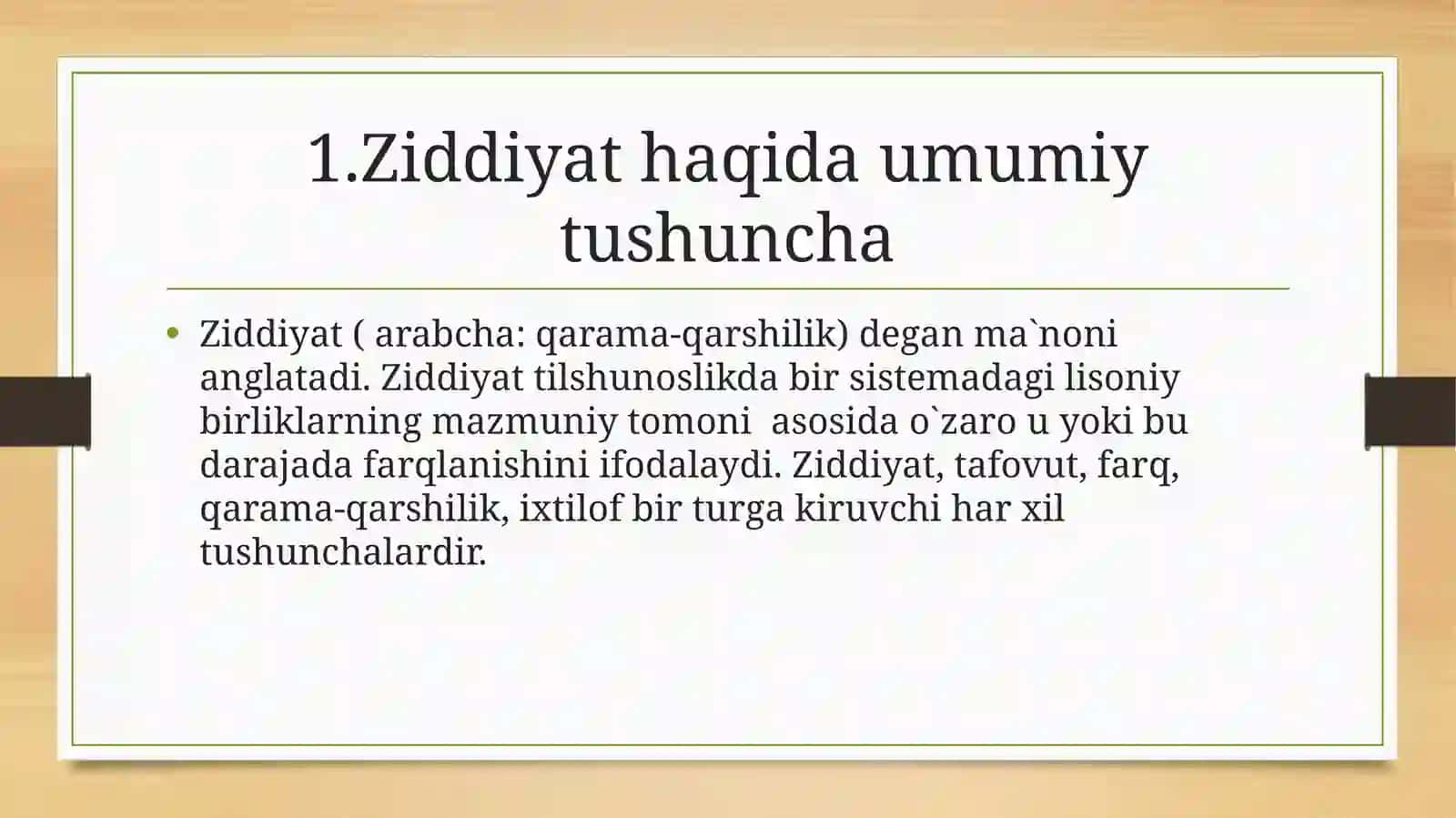 Lisoniy ziddiyat va uning turlari 3