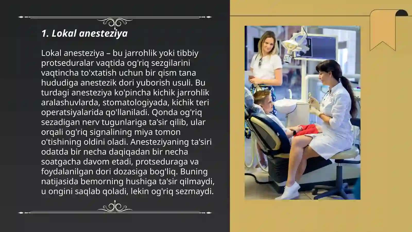 Stomatologiyada anesteziya turlari 3