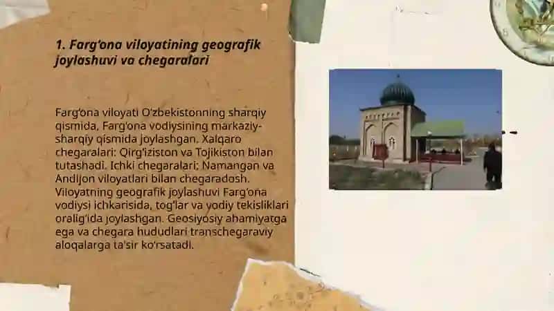 Farg‘ona viloyati haqida malumot 3