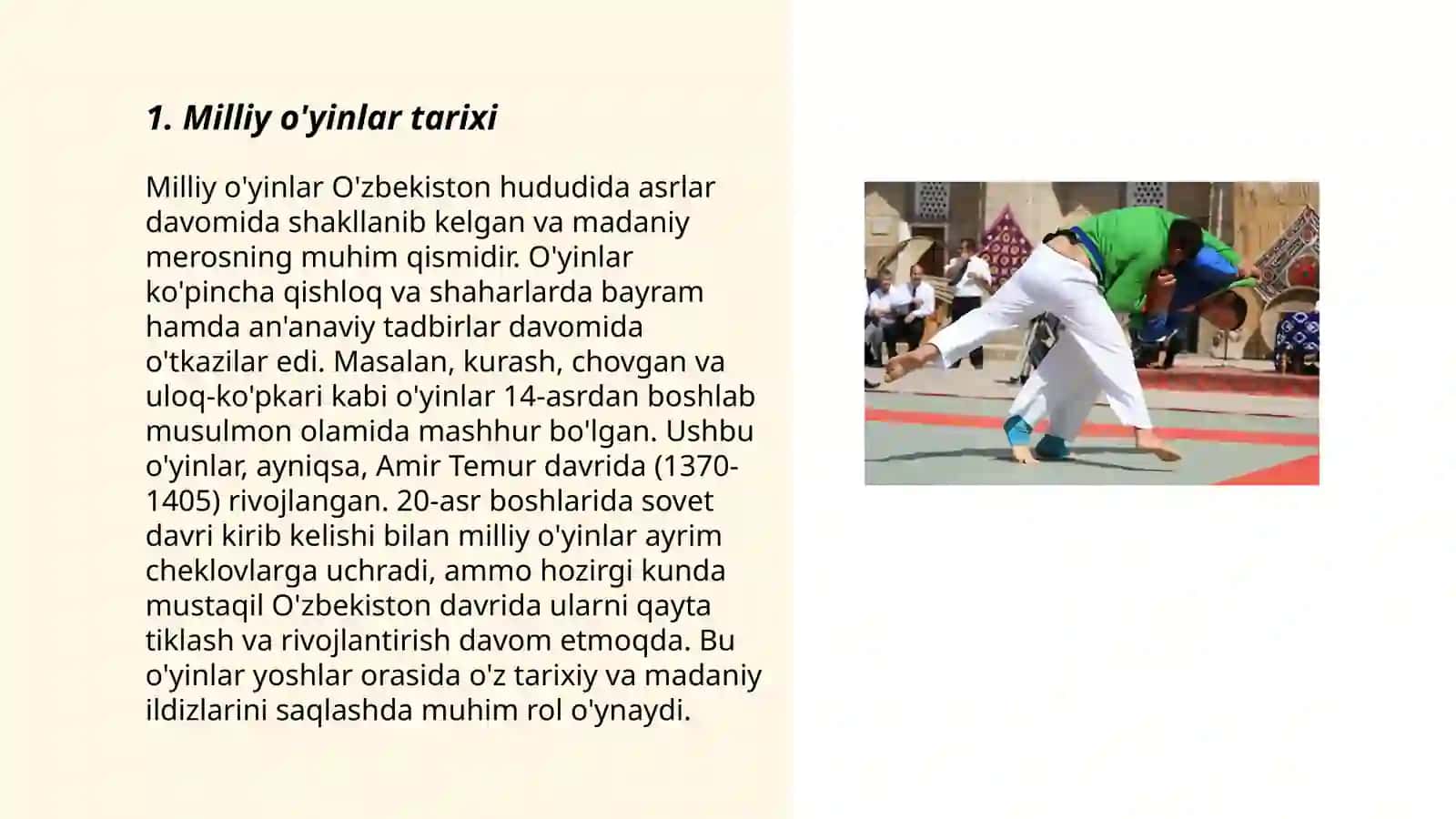 Milliy va harakatli o'yinlar 3