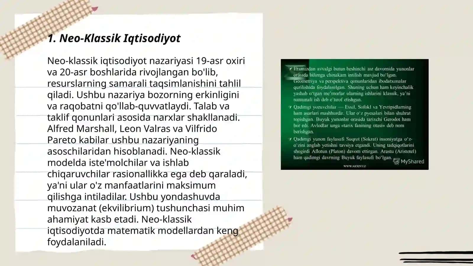 Neo-Klassik Iqtisodiyot 3