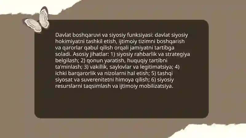 Davlat funksiyalari 3