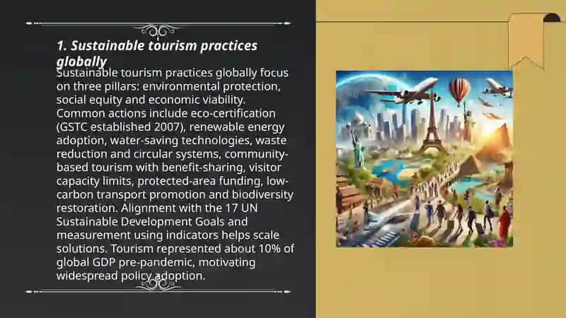 Sustainable Tourism Practices Globally 3