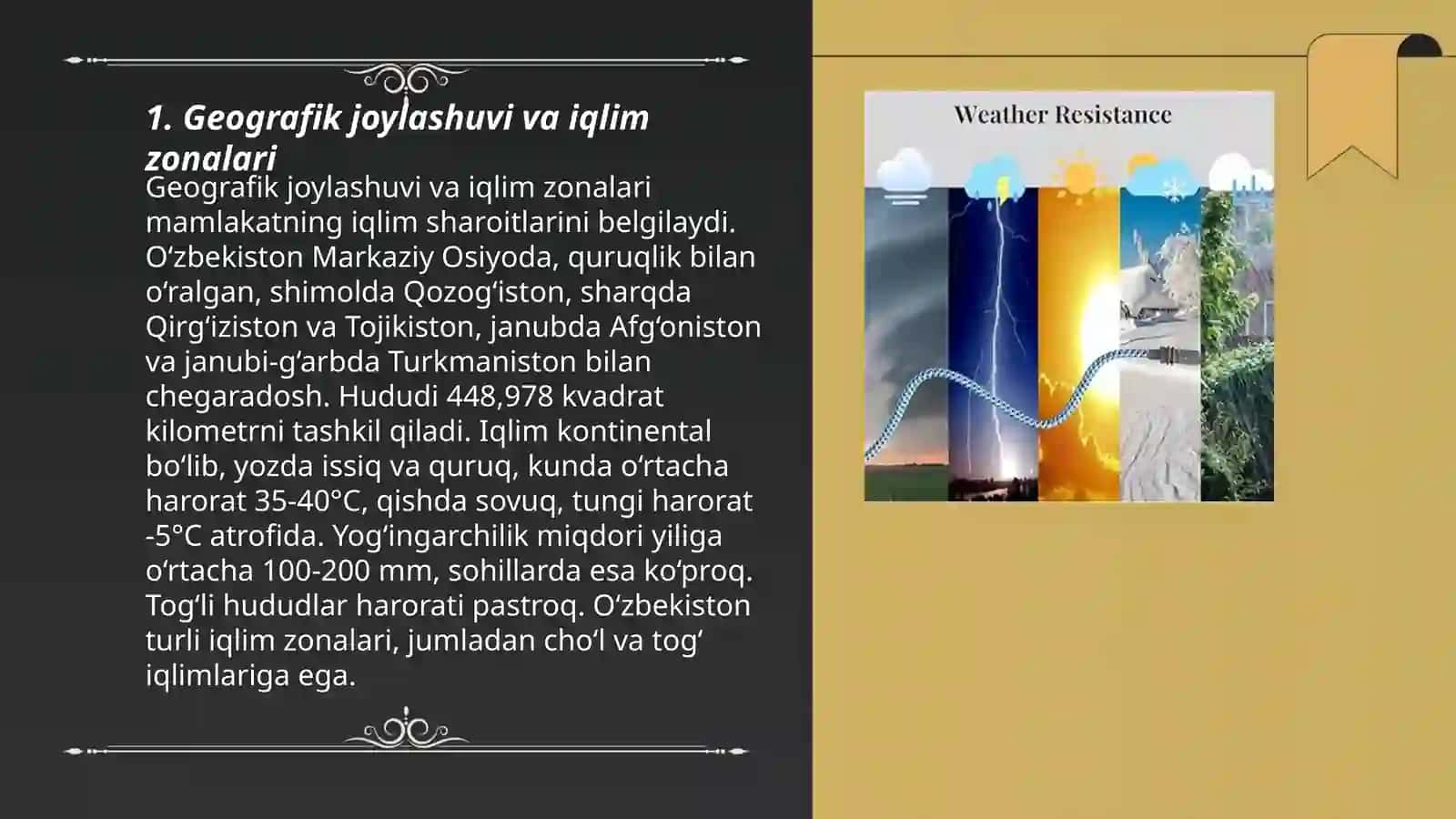 Geografik joylashuvi va iqlim zonalari 3