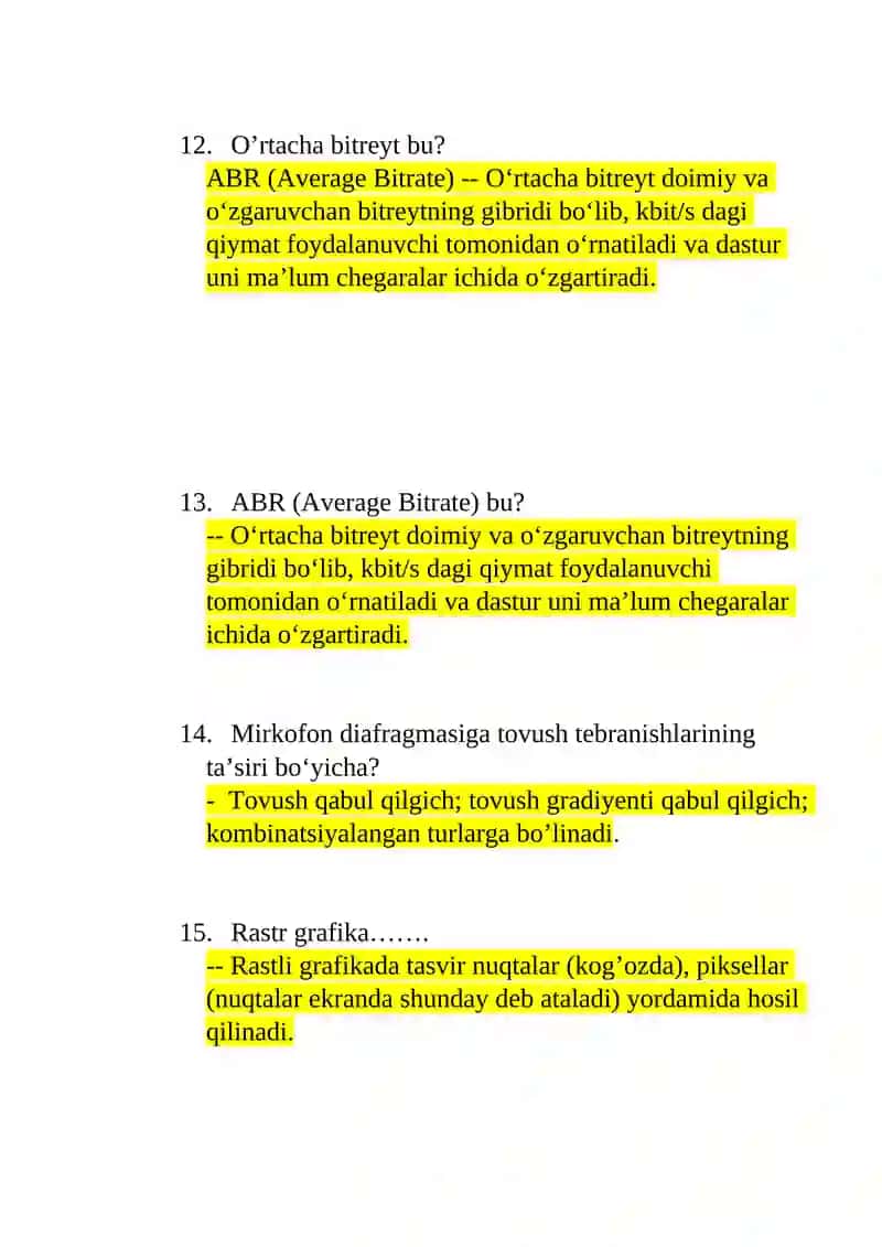 Siqish texnologiyasi 3