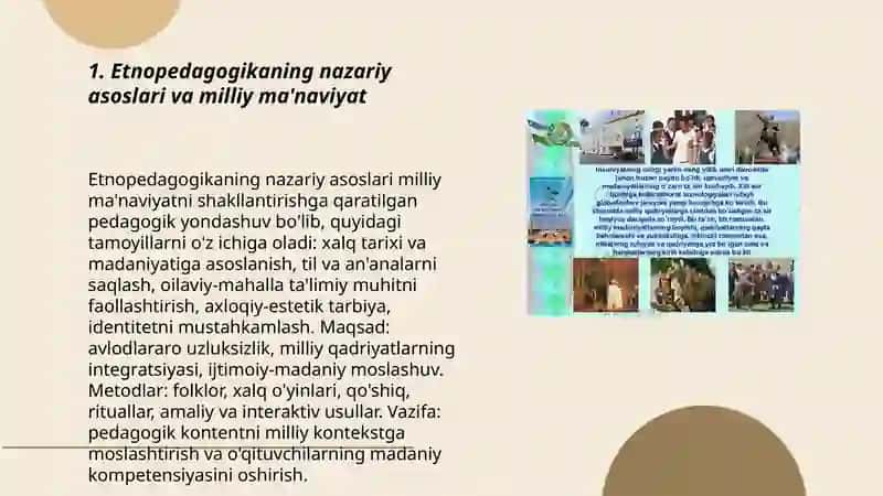 Etnopedagogika va milliy ma'naviyat 3