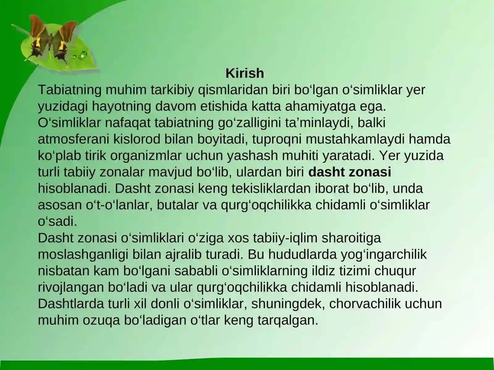 Dasht zoʻnasi oʻsimliklari 3