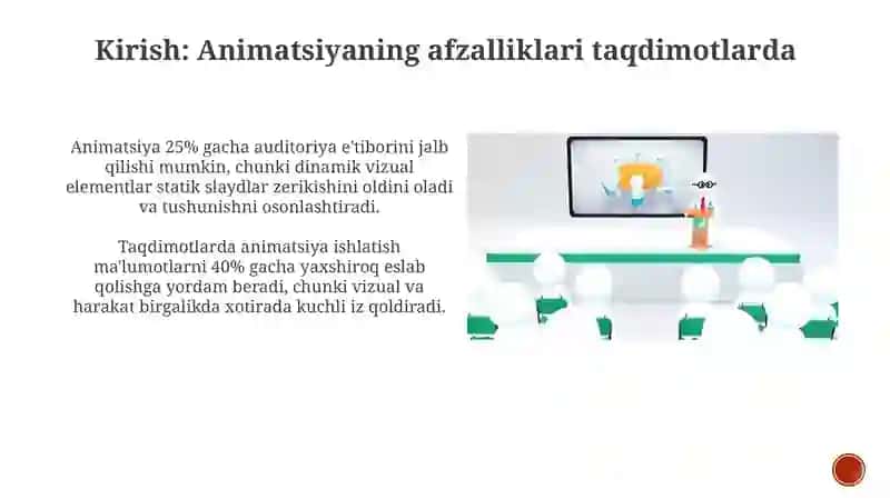 Animatsiyalangan taqdimotlar yaratish 3