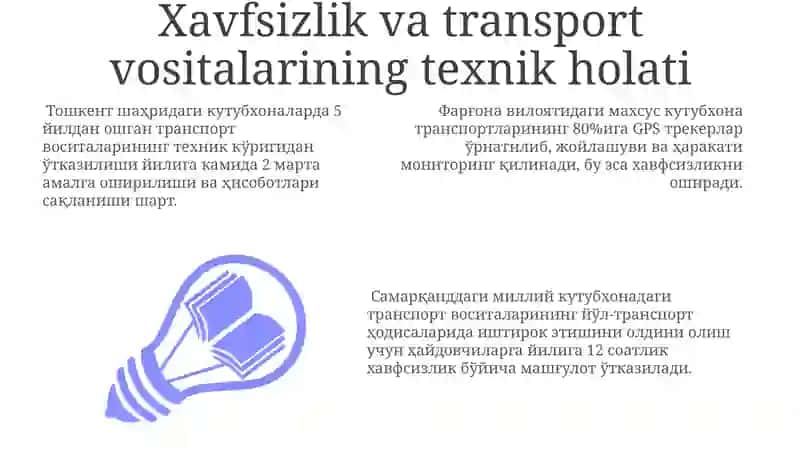 Xavfsizlik va transport vositalarining texnik holati 3