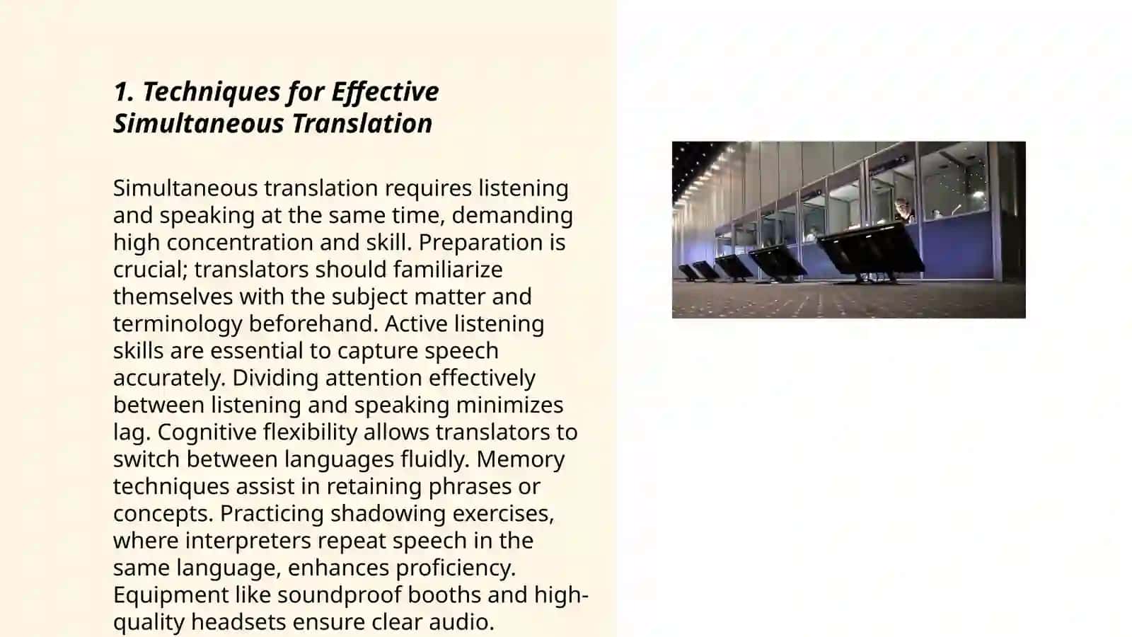 Strategies of simultaneous translation 3