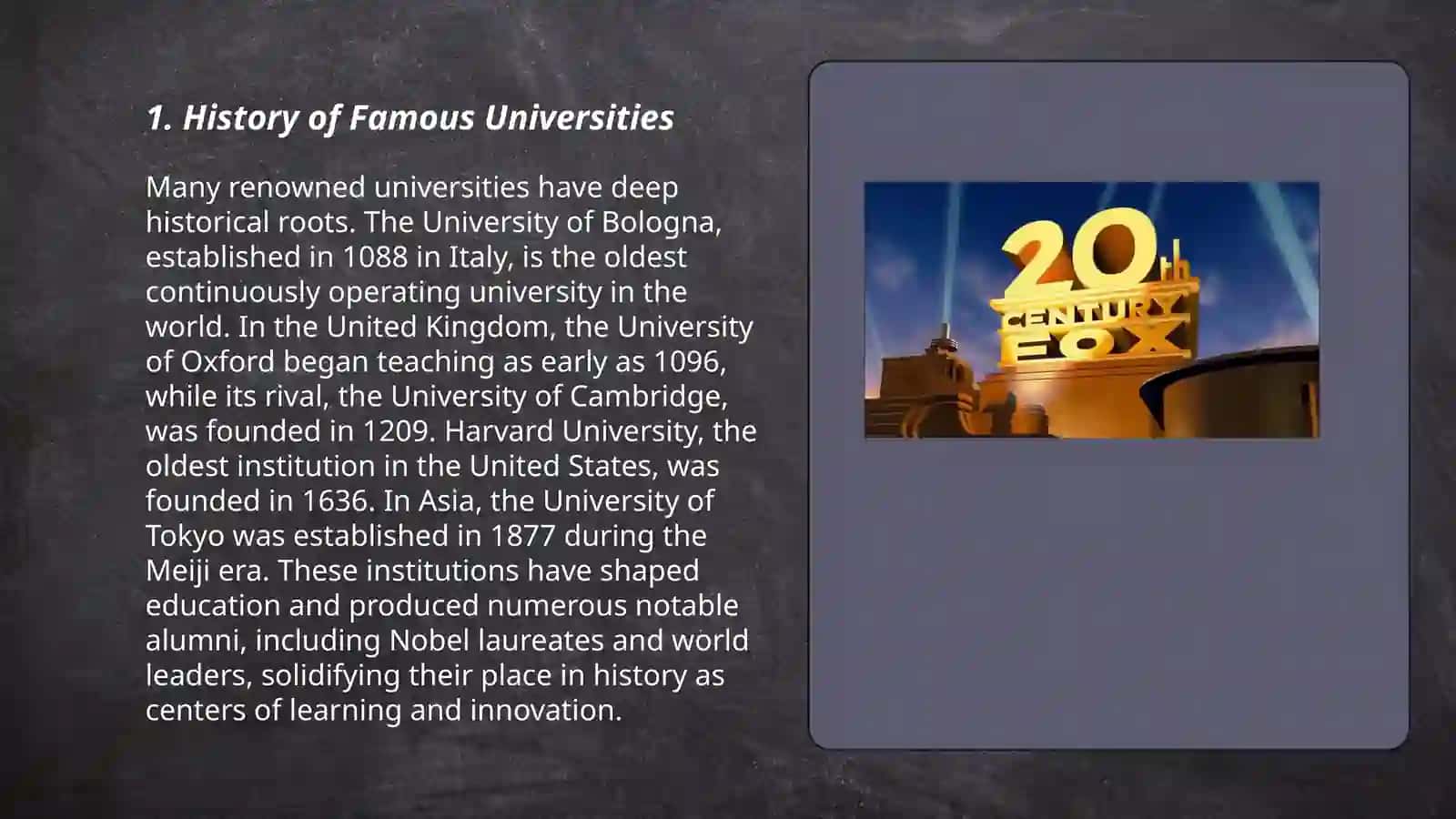 Famous Universities of the world 3