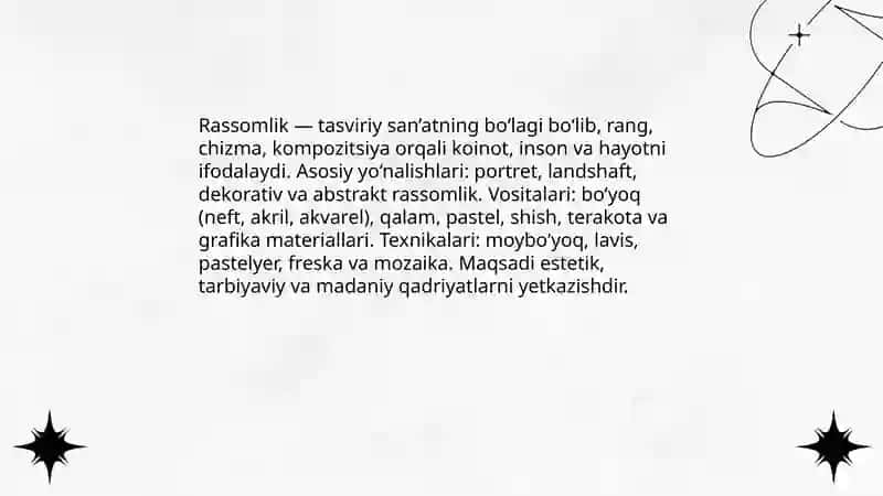 Badiiy san'atlar 3
