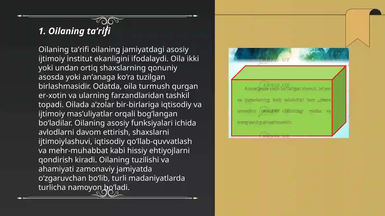 Oilani taʼrifi va tasnifi 3