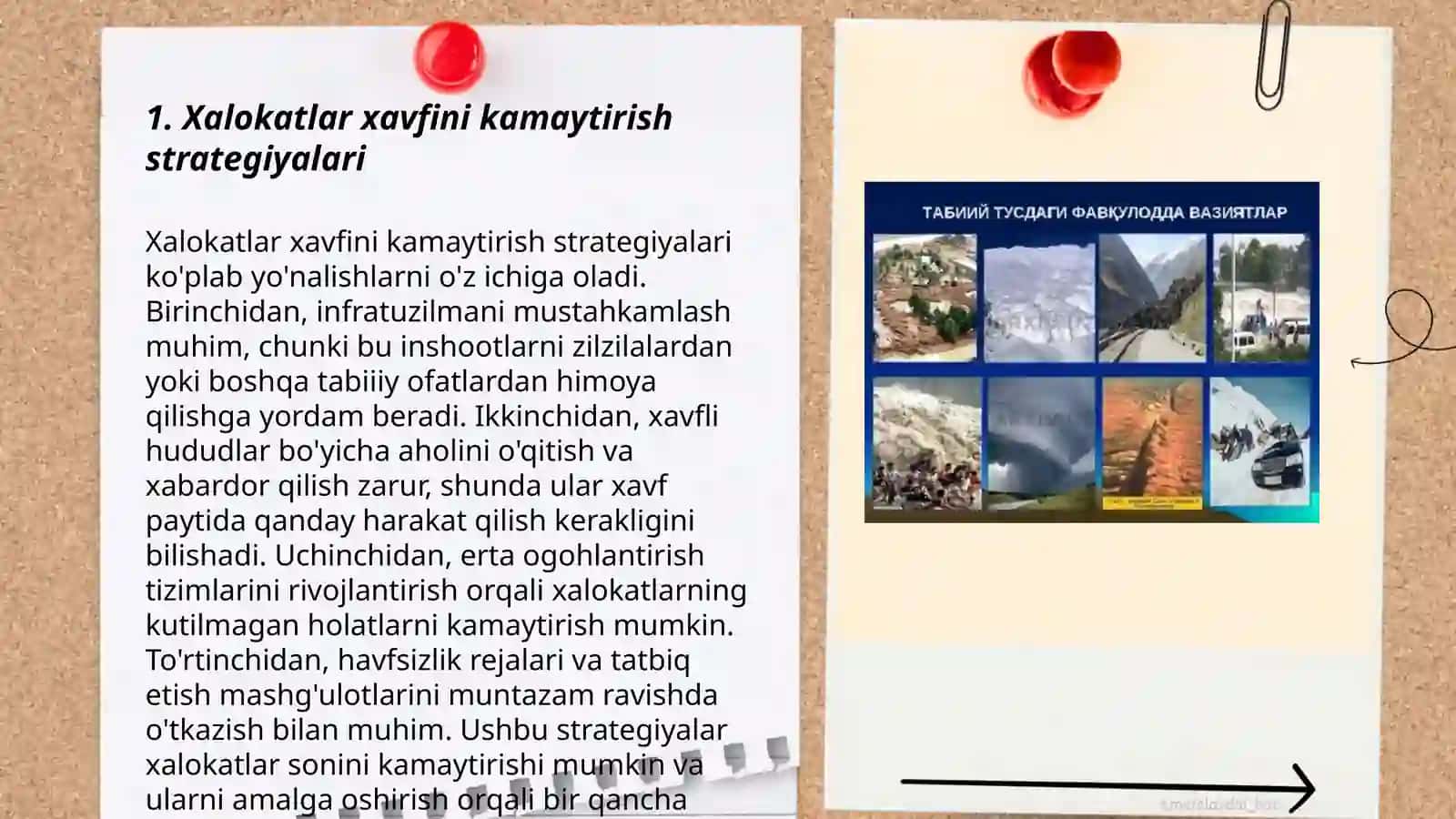 Xalokatlar ekstremal va favqulodda vaziyatlar to‘g‘risida zamonaviy tushunchalar 3