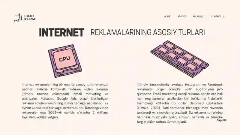 Internetdagi Reklamaning Afzalligi va Kamchiligi 3