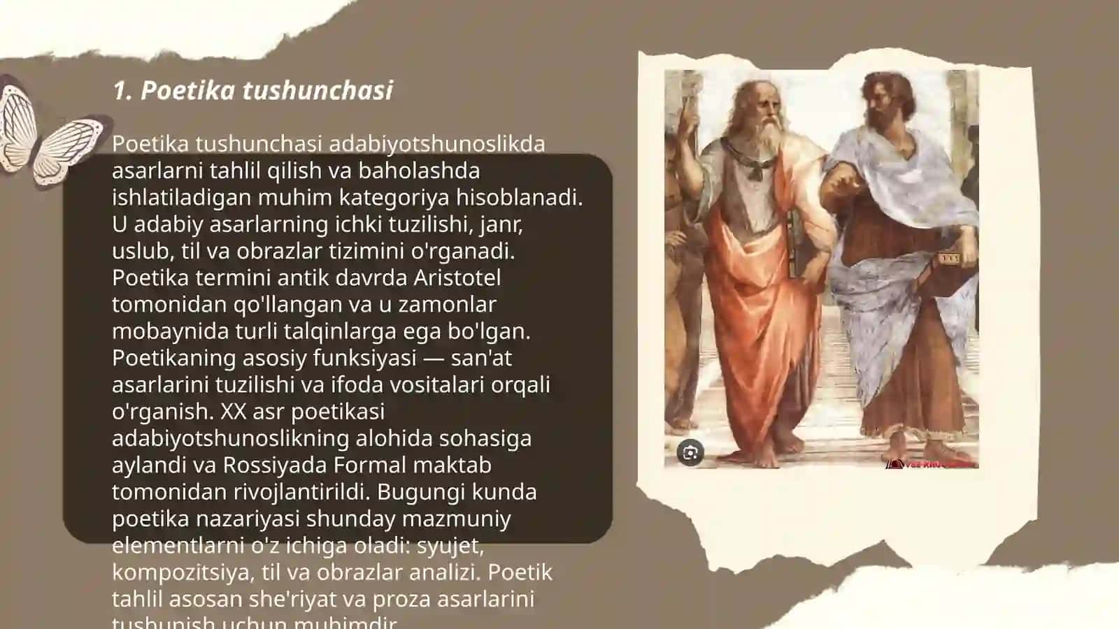 Aristotelning poetika asari 3