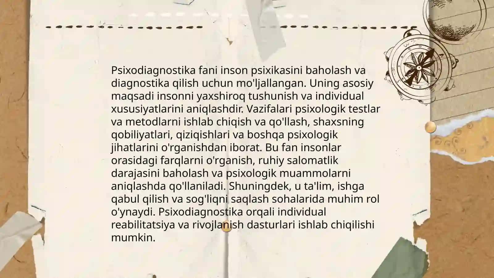 Psixodiagnostika faniga kirish 3