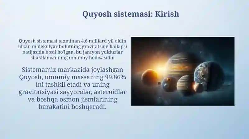 Quyosh sistemasivasayyoralar 3