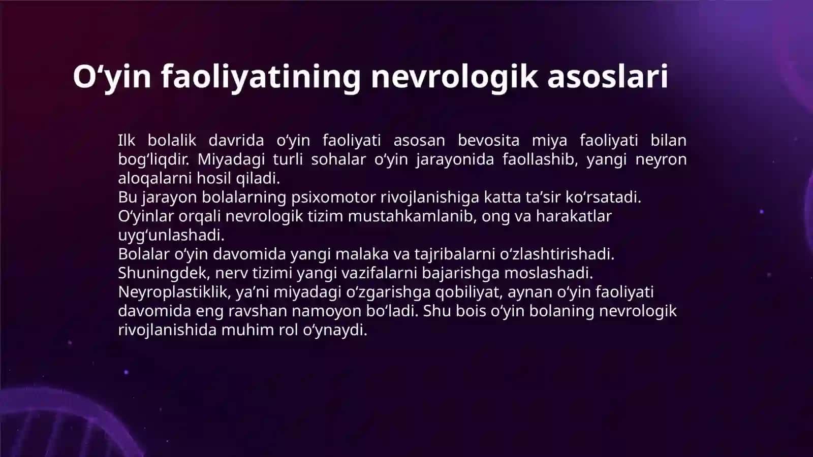 ILK BOLALIK DAVRIDA OʻYIN FAOLIYATI 3
