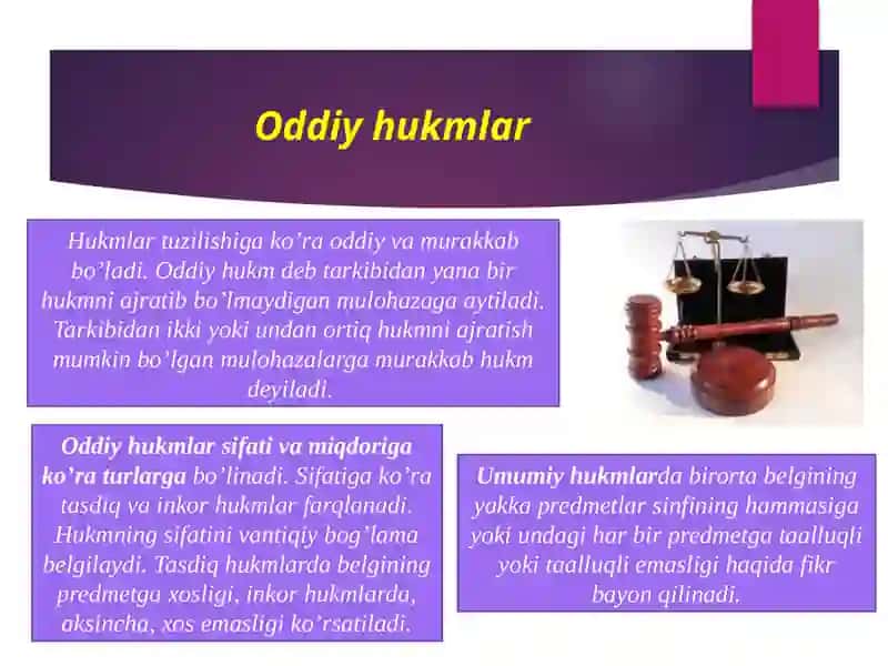 Hukm(mulohaza) 3
