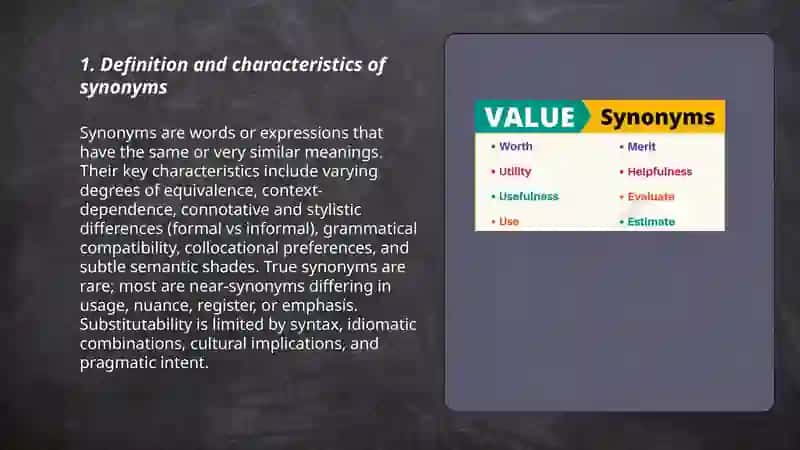Synonyms 3