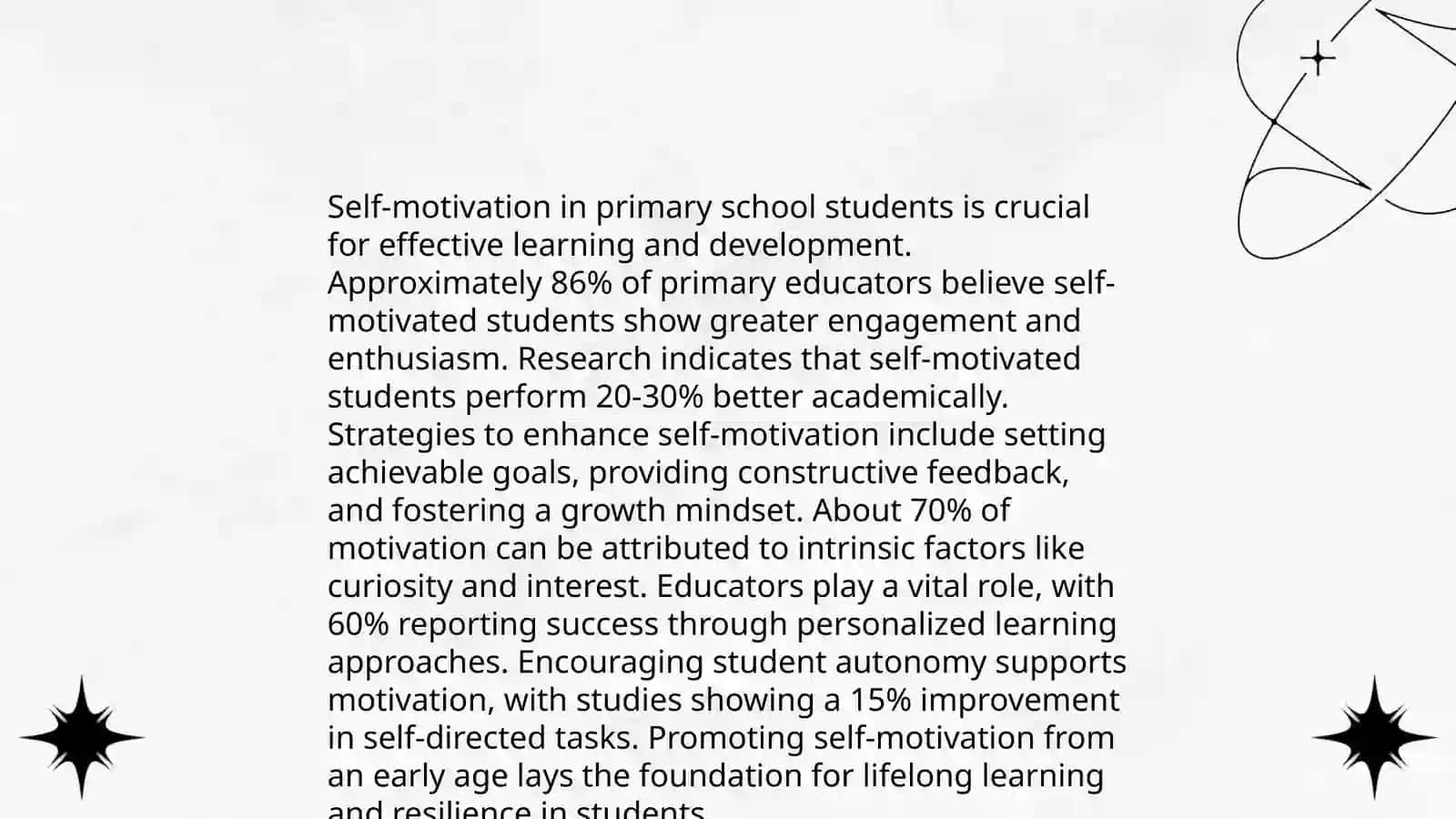 Self-Motivation in Primary School Students 3