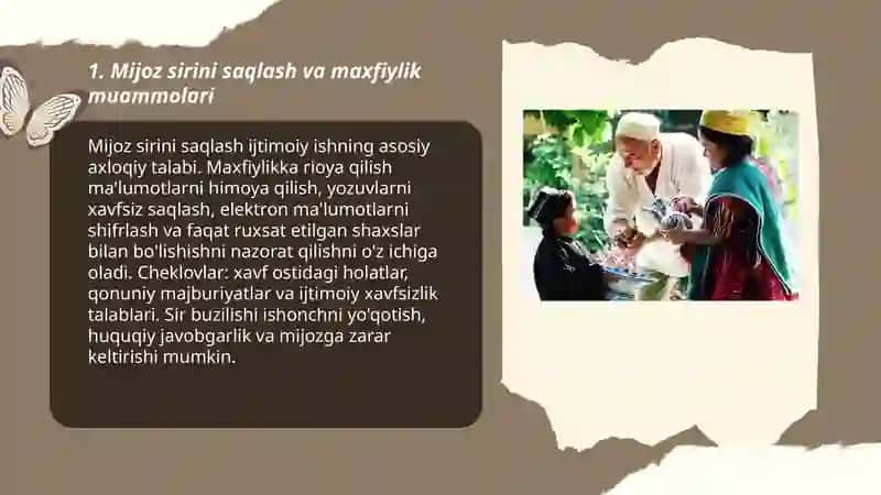 Mijoz sirini saqlash va maxfiylik muammolari 3