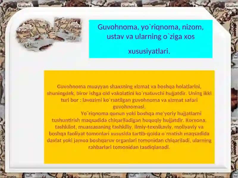 Tashkiliy hujjatlar 3