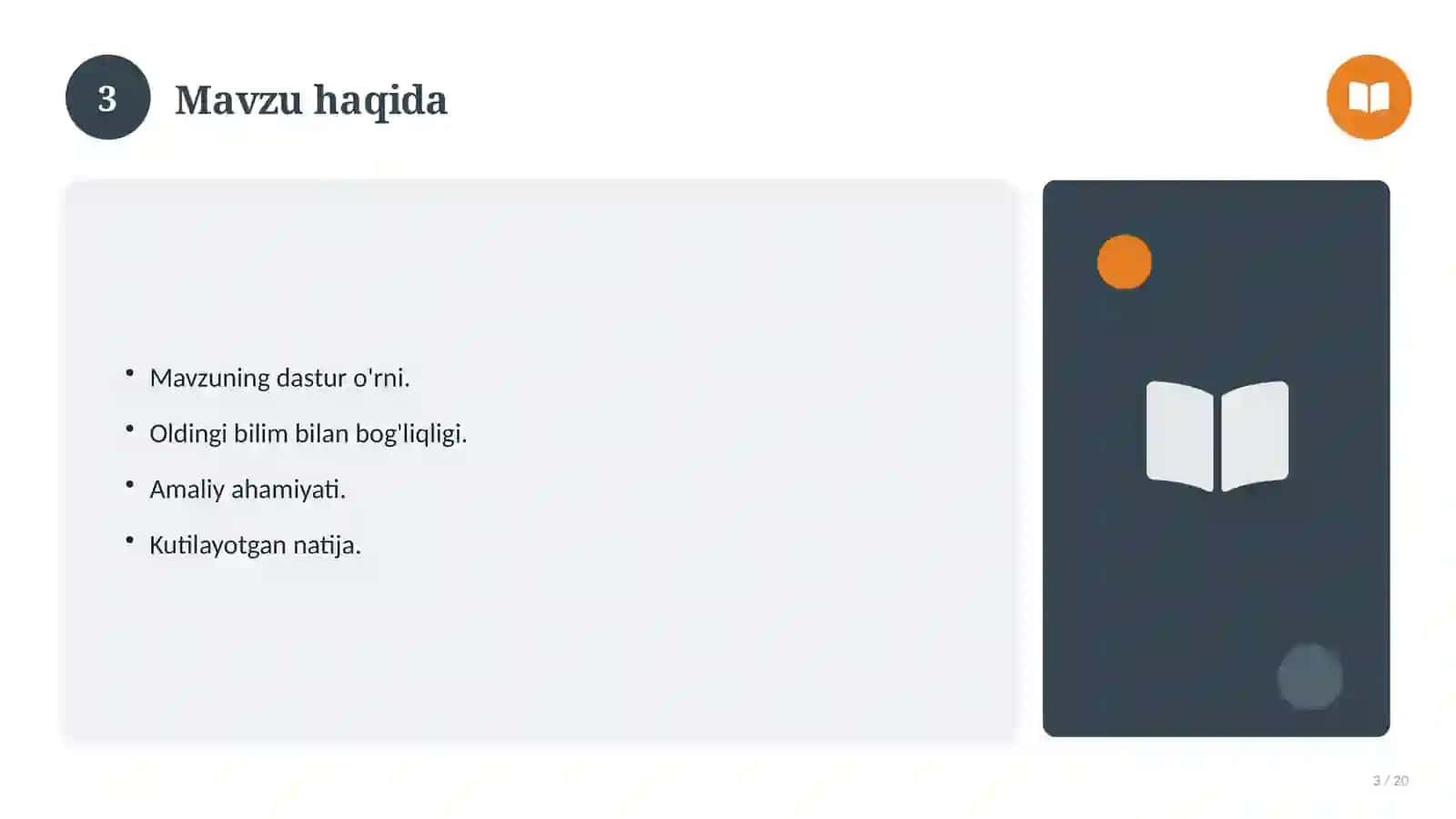 Kimyo fanidan 8-sinf: slayd-taqdimot (dars uchun) 3