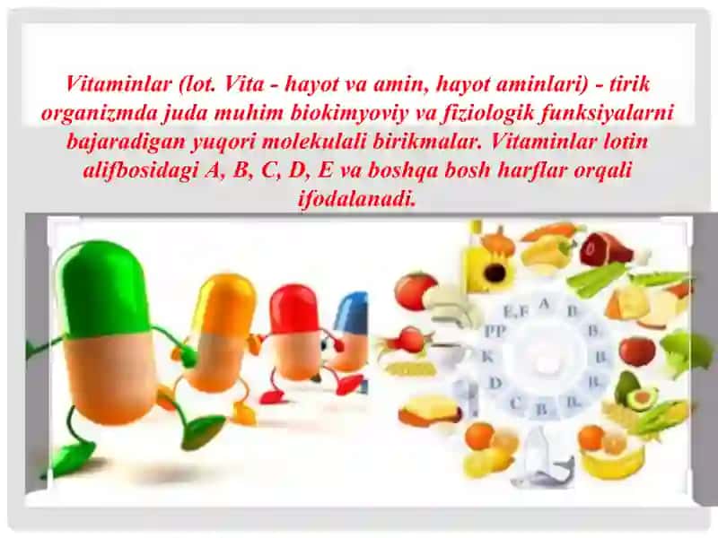 Vitaminlar va Ularning Ahamiyati 3
