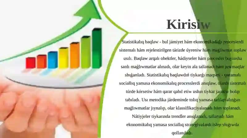 Statistikalıq baqlaw 3