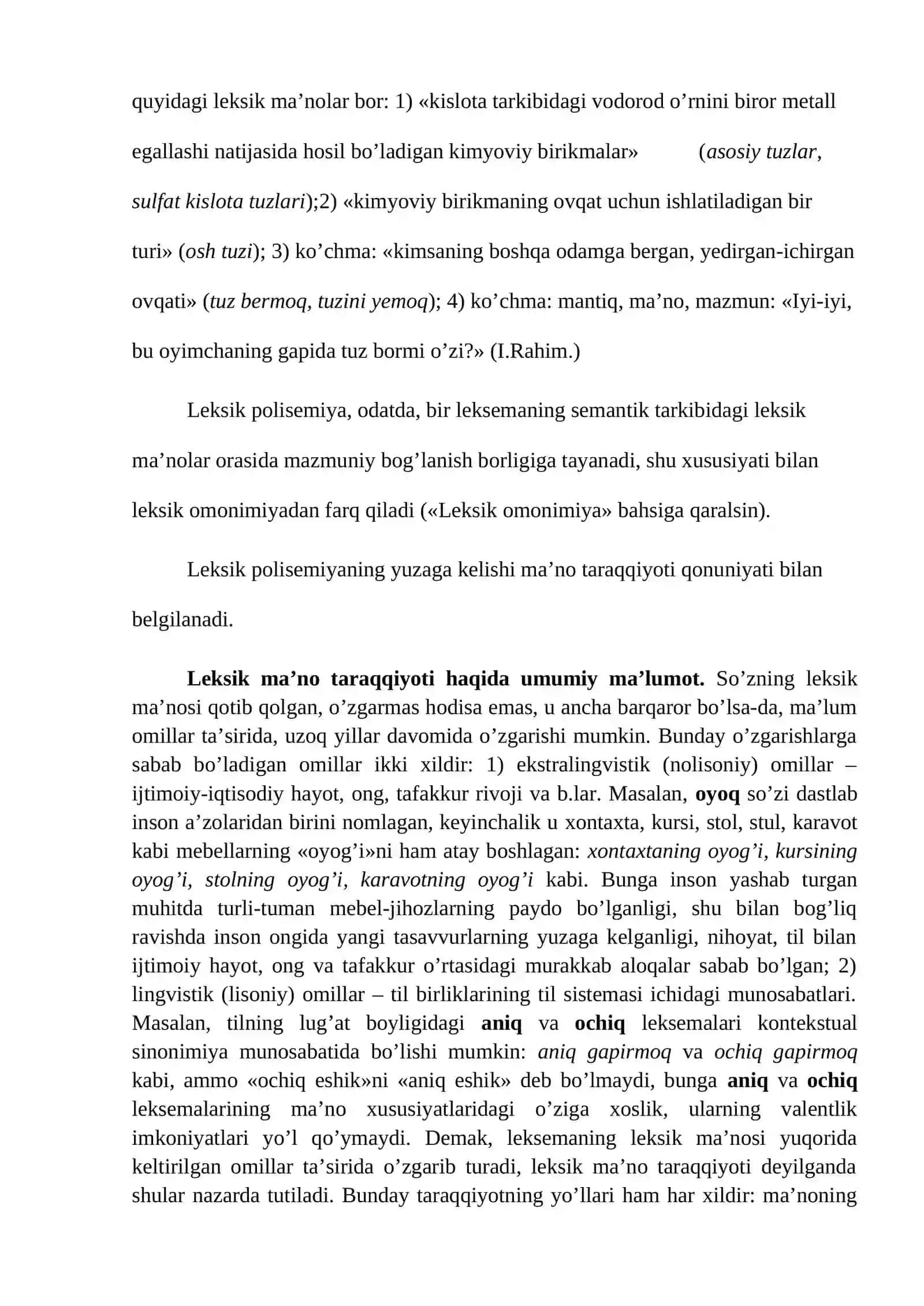 KO`P MA’NOLI SO`ZLARNING KЕLIB CHIQISHI 3