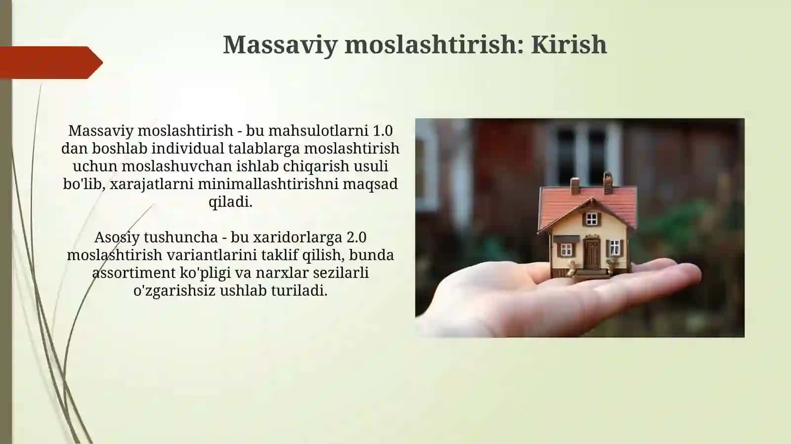 Massaviy moslashtirish 3